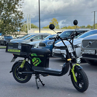 Vélo cargo électrique pour livraison de repas, batterie lithium 60V, moteur 1000W, scooter/moto/cyclomoteur haute vitesse pour ville et route