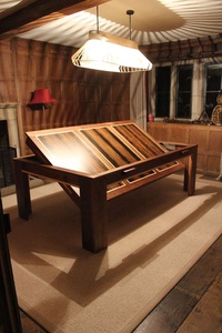 Bàn Ăn Bàn Ăn Bàn Ăn Bàn Ăn Bi-a 7ft/8ft/9ft Sử Dụng Tại Nhà Bàn Ăn Bi-a Bàn Ăn Có Thể Chuyển Đổi Để Bán - Product Image 4