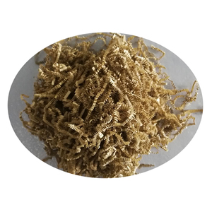 ECO all'ingrosso ricicla la <span class=keywords><strong>carta</strong></span> Kraft tagliuzzata marrone dei materiali per il riempimento del cesto e la scatola di spedizione del sacchetto d'imballaggio del cestino del regalo - Product Image 3