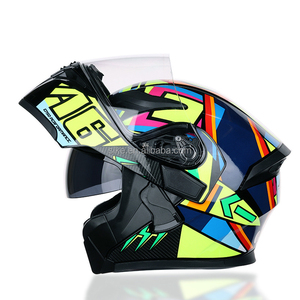 Casques de moto à visière double rabattable JK902 Jiekai CE DOT de haute qualité en ABS pour le motocross - Product Image 5