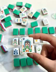 Fichas de Mahjong Americanas con Temática del Metro Urbano, Fotos Reales, En Stock, Listas para Enviar - Product Image 2