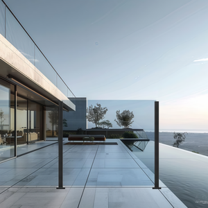 <span class=keywords><strong>Barandillas</strong></span> <span class=keywords><strong>de</strong></span> Vidrio y Acero Inoxidable sin Marco, Modernas y Minimalistas, <span class=keywords><strong>para</strong></span> Villas, Jardines, <span class=keywords><strong>Balcones</strong></span>, Escaleras y Terrazas - Product Image 6