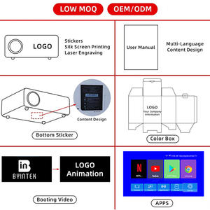 <span class=keywords><strong>Mini</strong></span> <span class=keywords><strong>Proyector</strong></span> de Bolsillo <span class=keywords><strong>BYINTEK</strong></span> HY320Mini HY300 Pro, <span class=keywords><strong>Proyector</strong></span> Inteligente Android con Wifi para Cine en Casa y Educación - Product Image 2