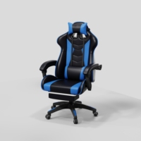 Haute qualité en vente quantité minimale de commande 1 pièce ergonomique tout en cuir jeu bureau chaise de course jeu bon