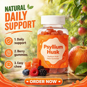 Gummies d'extrait de Psyllium OEM : Complément Avancé Détoxifiant et Nettoyant à Base de Fibres Alimentaires - Product Image 2
