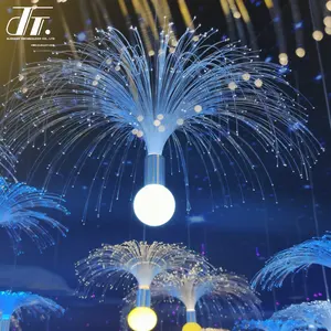 led jellyfish fiber-optic elf light for wedding banquet stage decoration