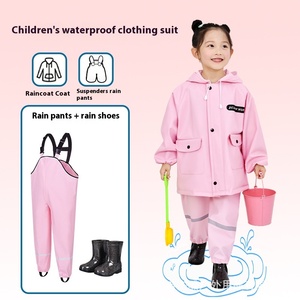 Traje de Pesca Impermeable para Niños, Mono de PVC con Botas Integradas para Pescar y Actividades en la Playa - Product Image 6