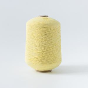 Tecnología Textil Avanzada Aplicada Precio de Fábrica 100 #   Hilo de poliéster teñido, hilado en anillo y recubierto de caucho para la confección de calcetines - Product Image 1