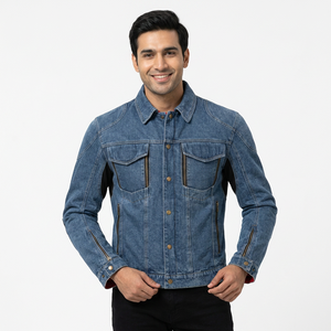 Premium Quality Stylish Designed <b>Men</b> Winter Wear Jeans <b>Jacket</b> Long Sleeve Button up Cuff <b>Men</b> <b>Denim</b> <b>Jacket</b> For Sale - Product Image 1