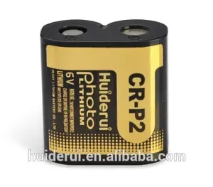 6V 1600mAh CR-P2 Primary Lithium Battery For Camera