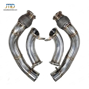 JTLD高品质其他发动机零件304SS宝马M5 F90 X6M F96 2021 M8 F92 4.4T带阀运动落水管排气系统 - Product Image 2