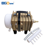 Pompe à air d'aquarium portable électromagnétique DGOzone 60 Lpm, outils pneumatiques, compresseurs d'air électromagnétiques 60 Lpm