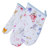Ensemble de tabliers de cuisine KEFEI Home Textile, design personnalisé imprimé, ensemble de tabliers de cuisine 5 pièces avec manches