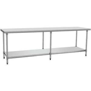 <span class=keywords><strong>Table</strong></span> <span class=keywords><strong>de</strong></span> travail <span class=keywords><strong>de</strong></span> transformation des aliments, en acier inoxydable, Portable, autoportant, pour cuisine commerciale, Restaurant, hôtel - Product Image 1