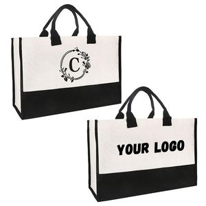 Bolsa de Lona con Diseño Personalizado, Bolsa de Regalo Monogramada, Regalo de Boda para Mujer - Product Image 2