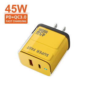 Chargeur AC lumineux style cristal, charge rapide PD <span class=keywords><strong>20W</strong></span> avec QC3.0, modèle APD-508 AC pour téléphones Android et iPhone - Product Image 4