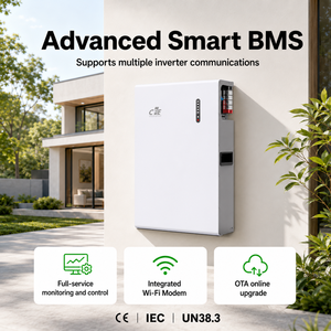 Batterie au lithium fer phosphate empilable 5 kWh CFE-WL-5 avec BMS intelligent et CAN pour stockage solaire domestique – Vente directe usine - Product Image 4