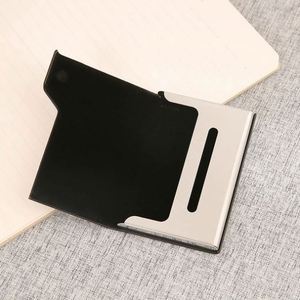 Executive Black PU Leather <b>Gift</b> <b>Set</b> with Digital Printing Business Card Holder & Custom Corporate <b>Gift</b> for Men - Product Image 3