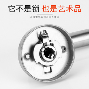 <b>Fire</b> Door Lock Set Stainless Steel Brass Core Durable For <b>Fire</b> Doors Corridor Doors Pipe Shaft Doors - Product Image 5