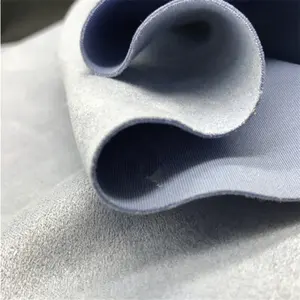 Çevre dostu geri dönüşümlü şişe Fiber % 100 Polyester geri dönüşümlü mikrofiber süet kumaş ev tekstil yastık ceket