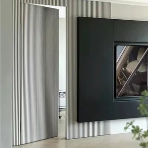 Porte interne della porta invisibile della porta di legno interna all'ingrosso poco costosa di alta qualità con le strutture invisibili per le case