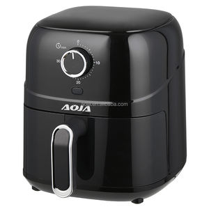 Friteuse à air électrique moderne AOJA 2,3 L avec bouton mécanique, 800 W, revêtement antiadhésif, écran LCD, gril multifonctionnel pour la cuisine domestique - Product Image 4