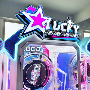 เครื่องเล่นเกมวง<span class=keywords><strong>ล้อ</strong></span><span class=keywords><strong>หมุน</strong></span>นำ<span class=keywords><strong>โชค</strong></span> 8 ช่อง พร้อมไฟ LED และเครื่องอ่านบัตร ใช้เหรียญหยอดเล่นได้ - Product Image 6