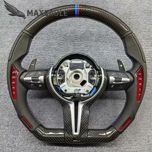Volante de carreras LED de fibra de carbono azul personalizado para BMWs G20 G22 G30 G05 G06 G82 G81 G87 G80 X5 X6 M3 M4 <span class=keywords><strong>330</strong></span> 5 Series - Product Image 5