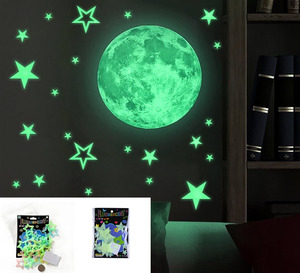 Pegatinas luminosas de estrellas de PP brillantes personalizadas que brillan en la oscuridad - Product Image 6