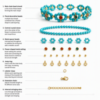 Bracelet de luxe tendance en pierre naturelle facettée avec zircon cubique, perles tressées, fermoir en acier inoxydable, réglable, pour femme