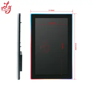 Lijiang الأكثر مبيعًا شاشة تعمل باللمس للألعاب 32 بوصة تعمل بالأشعة تحت الحمراء Bally 3m RS232 مع شاشة ضوء LED سعر المصنع للبيع
