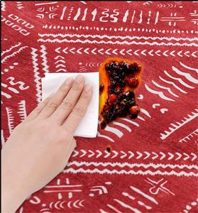 Nhà Máy Giáng Sinh Trang Trí Tua Khăn Trải Bàn <span class=keywords><strong>Polyester</strong></span> Bữa Ăn Tối Bảng Bìa Vải - Product Image 6