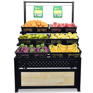 Étagère de présentation pour <span class=keywords><strong>fruits</strong></span> <span class=keywords><strong>et</strong></span> légumes de supermarché - Product Image 6