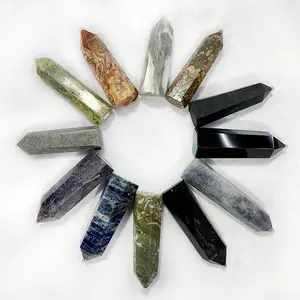 Hoge Kwaliteit Kristallen Healing Stenen Toren Crystal Wand Punt Bergkristallen Punt