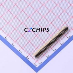 X1321WVS-2x36J-C40D53 Pin Header SMD,P=1.27mm Connector ( Pin Structure: 2x36P )( Pitch: 1.27mm )( Row Spacing: 1.27mm ) - Product Image 2