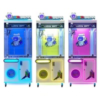 Mini machine à grandes griffes d'arcade avec accepteur de pièces de monnaie et de billets Lecteur de cartes Machine de jeu d'arcade personnalisée Grue distributrice à griffes