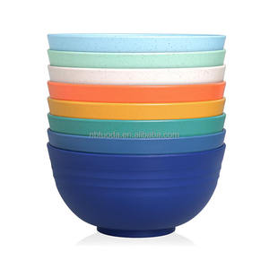 24 OZ Inquebrável Reutilizável Light Weight Plastic <span class=keywords><strong>Bowl</strong></span> cor logotipo personalizado Microondas Cereal Soup e Salad Bowls Atacado - Product Image 1