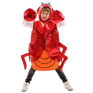 Costume d'Halloween unisexe pour enfants, animaux marins, <span class=keywords><strong>homard</strong></span>, crabe - Product Image 2