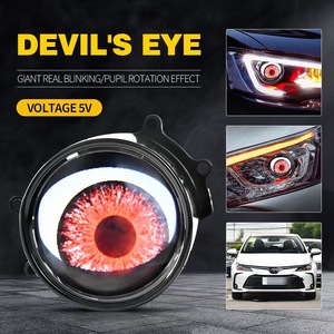 Foco Decorativo para Automóvil con Ojo de Demonio de Instalación No Destructiva, con Ocho Patrones de Luz, Ojos de Ángel de Gato Demonio - Product Image 2