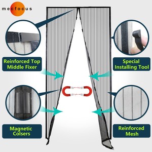 Magnética de puerta de pantalla a prueba de <span class=keywords><strong>polvo</strong></span> Anti Zapper mosquitos de malla Bug volar la puerta de pantalla imán Anti mosquitos de malla cortina - Product Image 3