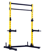 Marco de barra paralela individual con logotipo personalizado, elevador interior extraíble, estante multifuncional para entrenamiento de fuerza para el hogar, gimnasio, uso doméstico