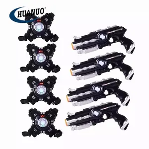 Infrared induction Laser tag gun shooting battle toys series 4 shields 2 manipulator laser gun games