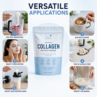 Collagène de poisson pur, collagène marin hydrolysé, certifié casher pour complément alimentaire