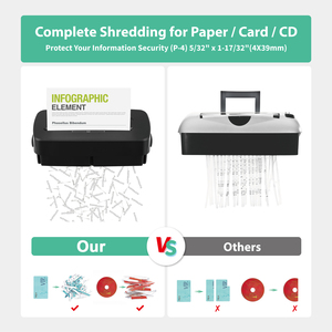 8 Tờ Giấy Shredder Máy - Product Image 3