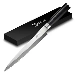 10 Zoll Professional Edelstahl G10 Griff Küchenchef Messer Single Side Edge Filet Japanisches Messer