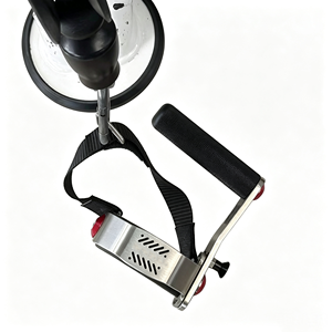 Maniglia Regolabile in Acciaio per Sollevamento Laterale Automatico, Accessorio per Macchina a Cavi da Palestra, Impugnatura Sinistra/Destra per Allenamento Spalle - Product Image 3