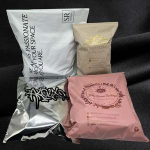 Waterproof Custom Logo Design Printed Poly Post Mailer White Shipping Mailing <b>Bags</b> for <b>Small</b> Business - Product Image 6