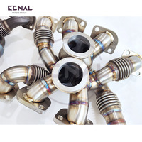 Colector de Escape de Acero Inoxidable de Alto Rendimiento Ecnal Valvetronic para BMW M850i G14 G15, Diseño de Doble Canal Cuatro en Uno