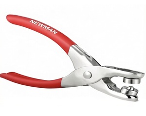 Kit de herramientas <span class=keywords><strong>NEWMAN</strong></span> con alicates para ojales de acero de 1/4 de pulgada para tela, cuero, cinturones, zapatos y <span class=keywords><strong>ropa</strong></span>, con múltiples troqueles - Product Image 2
