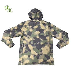 Layanan OEM desain kustom kaus memancing pria cetak sublimasi poliester 100% dengan hoodie - Product Image 6